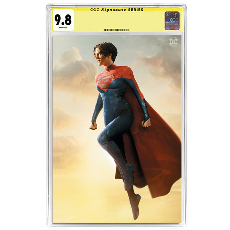 Sasha Calle Autographed 2023 Batman Superman World's Finest #21 Supergirl Photo Variant Cover CGC SS 9.8 (mint) Pre-Order