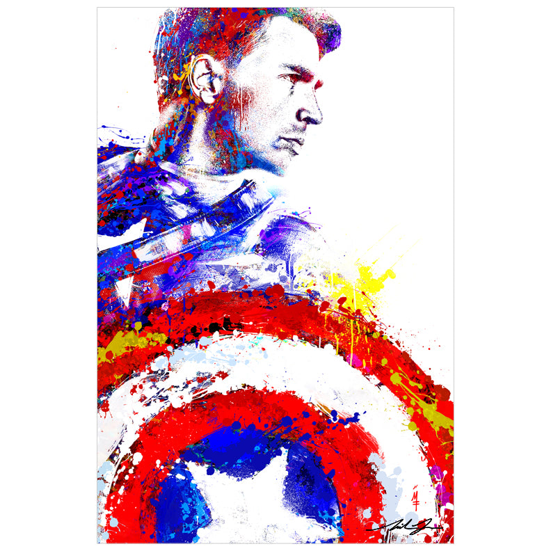 Michael Ferrari Chris Evans Captain America Limited Edition Comic ...
