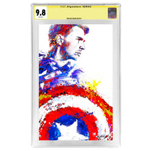 Load image into Gallery viewer, Michael Ferrari Chris Evans Captain America Limited Edition Comic