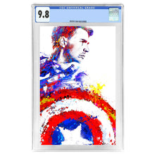 Load image into Gallery viewer, Michael Ferrari Chris Evans Captain America Limited Edition Comic