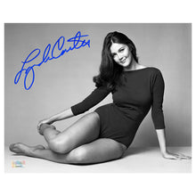 Load image into Gallery viewer, Lynda Carter Autographed Black &amp; White C 8x10 Studio Photo