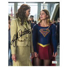 Load image into Gallery viewer, Lynda Carter Autographed 2015 Supergirl President Marsdin with Melissa Benoist 8x10 Photo