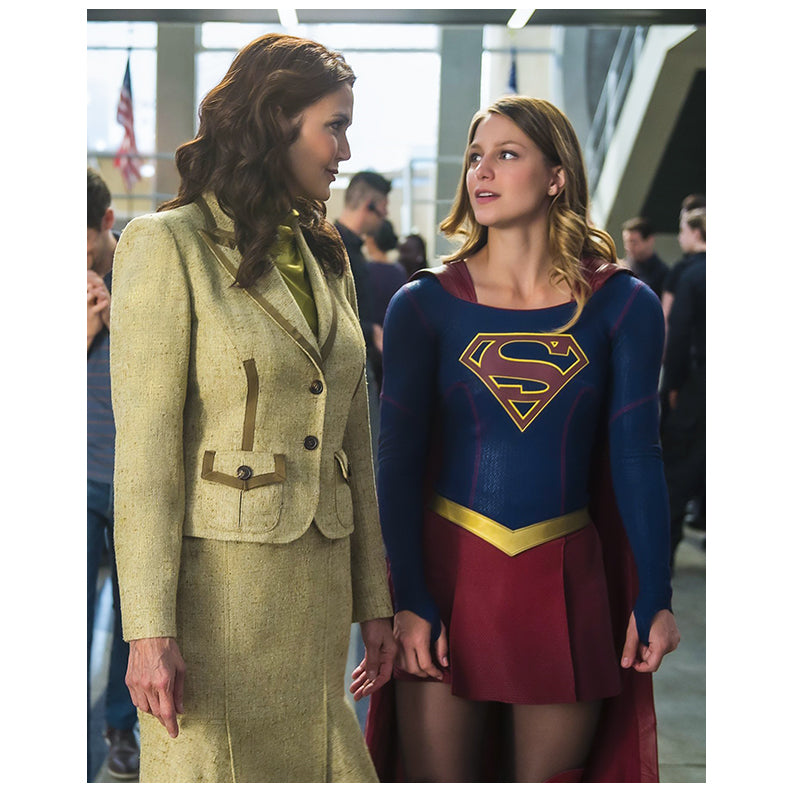 Lynda Carter Autographed 2015 Supergirl President Marsdin with Melissa Benoist 8x10 Photo Pre-Order