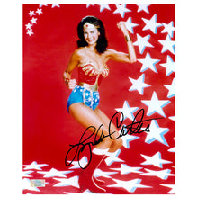 Load image into Gallery viewer, Lynda Carter Autographed 1976 Wonder Woman 8x10 Defender of Truth Photo