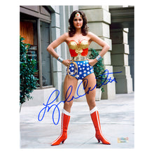 Load image into Gallery viewer, Lynda Carter Autographed 1975 Wonder Woman Pilot 8x10 Photo