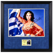 Load image into Gallery viewer, Lynda Carter Autographed 1976 Wonder Woman 11x14 Stars and Stripes Photo