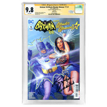 Load image into Gallery viewer, Lynda Carter Autographed Batman '66 Meets Wonder Woman '77 #1 CGC SS 9.8