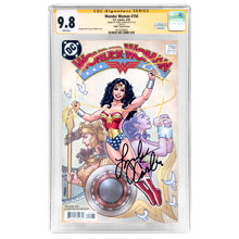 Load image into Gallery viewer, Lynda Carter Autographed 2020 Wonder Woman #750 George Perez Varaint CGC SS 9.8