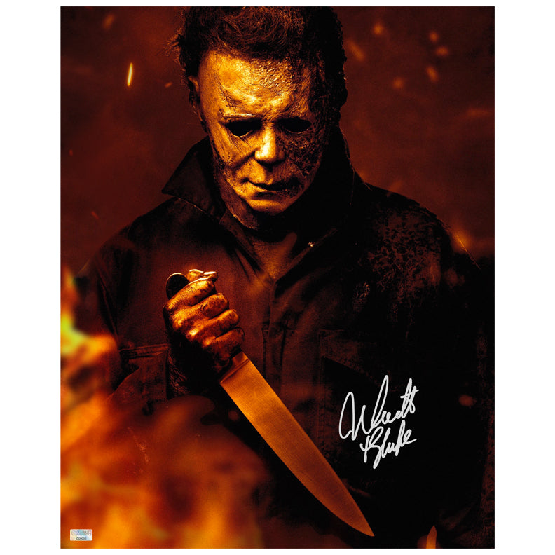 Nick Castle Autographed Halloween Kills Michael Myers When He Came Home 16x20 Photo