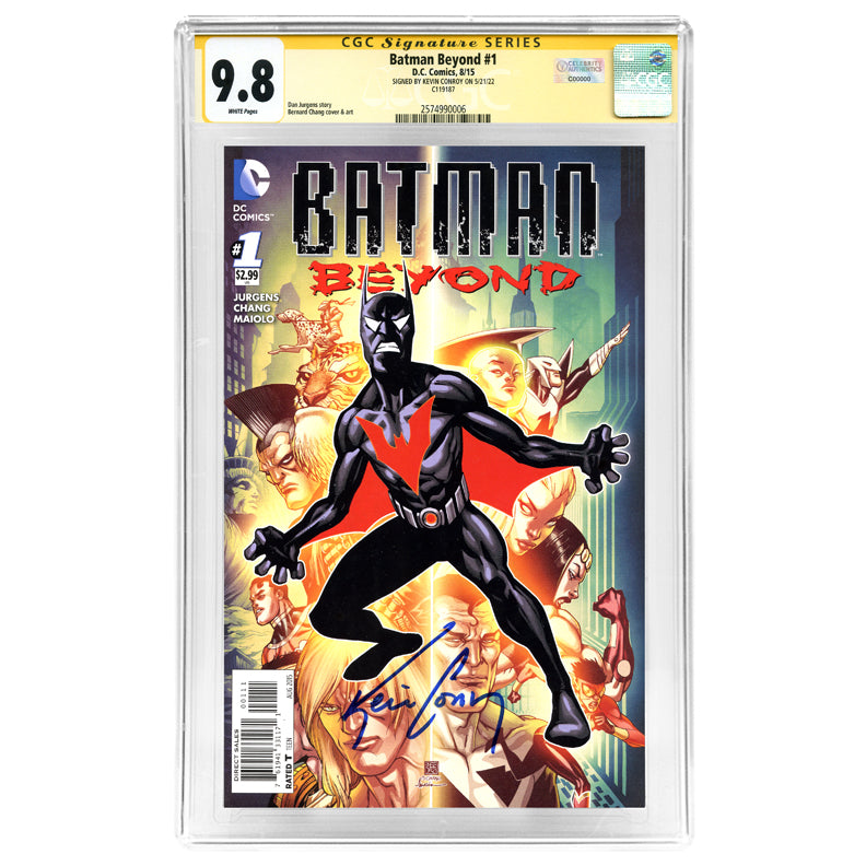 Kevin Conroy Autographed 2015 Batman Beyond # 1 CGC SS 9.8 (mint)