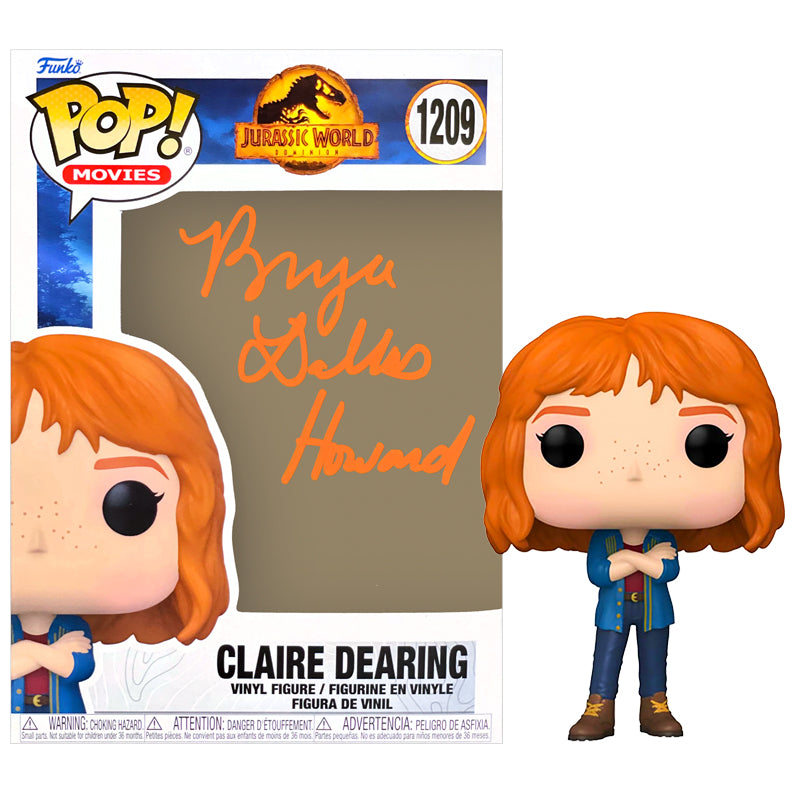 Bryce Dallas Howard Autographed Jurassic World Claire Dearing Pop Vinyl Figure #1209