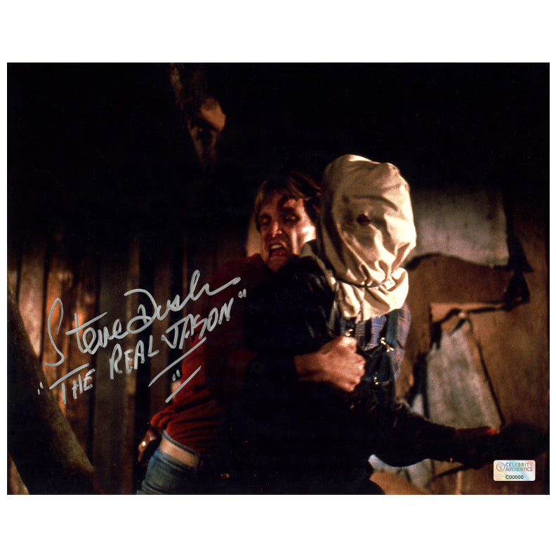 Steve Dash Autographed 1981 Friday the 13th Part II Jason Voorhees 8x10 Action Photo