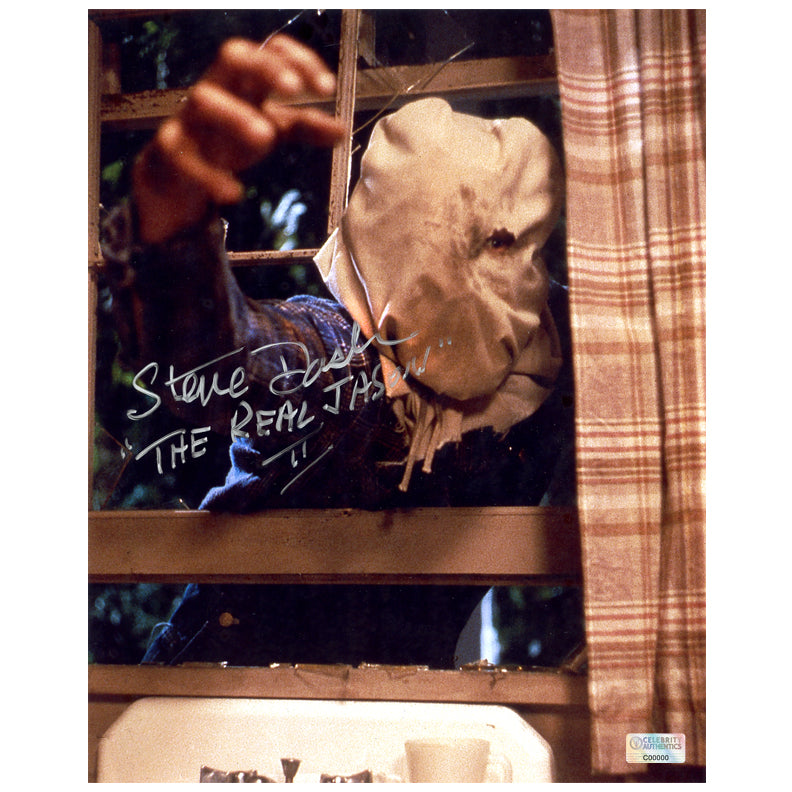 Steve Dash Autographed 1981 Friday the 13th Part II Jason Voorhees 8x10 Window Photo