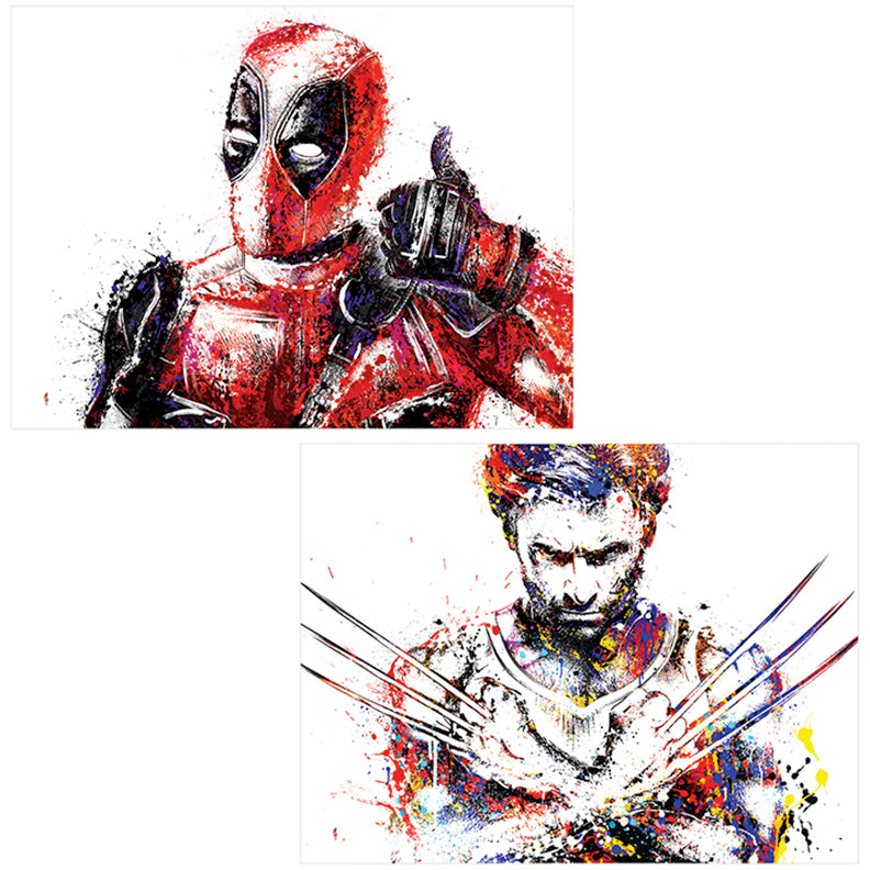 Michael Ferrari 2024 Deadpool & Wolverine 18x24 Limited Edition Print Set