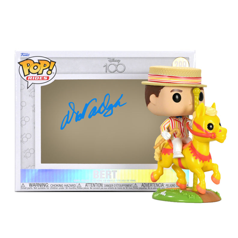 Dick Van Dyke Autographed Disney 100 Mary Poppins Bert on Carousel Horse POP Vinyl Figure #299