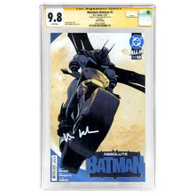Load image into Gallery viewer, Val Kilmer Autographed 2025 Absolute Batman #1 Nick Dragotta Variant CGC SS 9.8