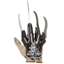 Load image into Gallery viewer, Robert Englund Autographed Rubies A Nightmare on Elm Street Deluxe Freddy Krueger Glove with Sleep Kills!