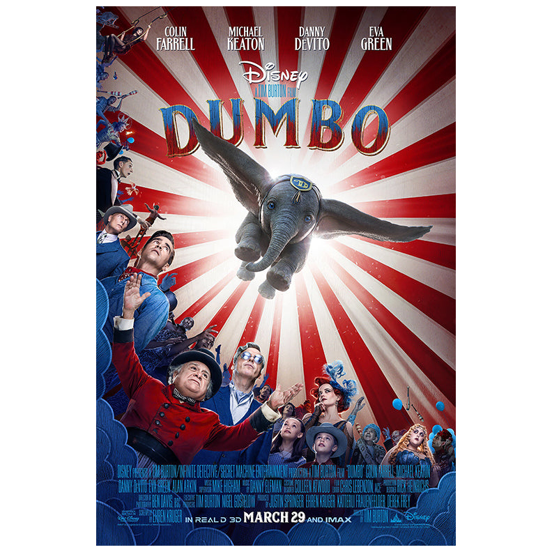 Colin Farrell Autographed 2019 Dumbo 16x24 Poster Pre-Order