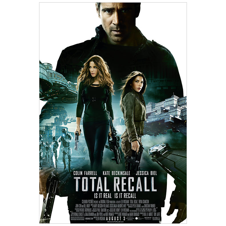 Colin Farrell, Kate Beckinsale Autographed 2012 Total Recall 16x24 Poster Pre-Order