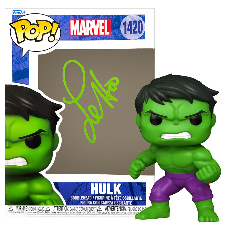 Lou Ferrigno Autographed Marvel Cklassic Hulk POP Vinyl Figure #1420