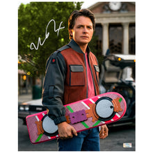 Load image into Gallery viewer, Michael J. Fox Autographed Back to the Future II Marty McFly 16x14 Photo