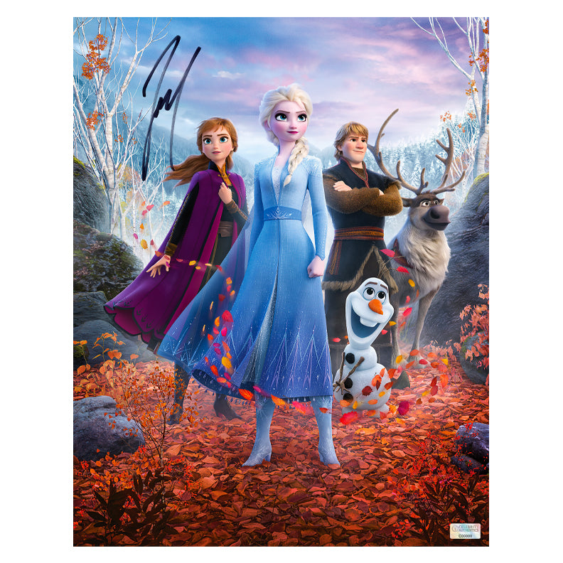 Josh Gad Autographed 2016 Frozen Cast 11x14 Photo