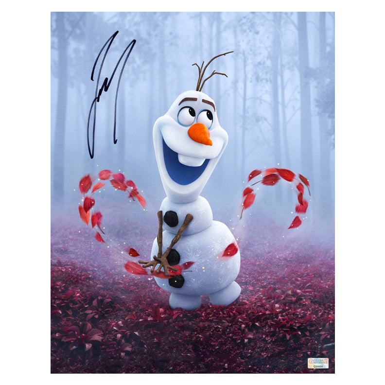 Josh Gad Autographed 2016 Frozen 2 Olaf 11x14 Photo