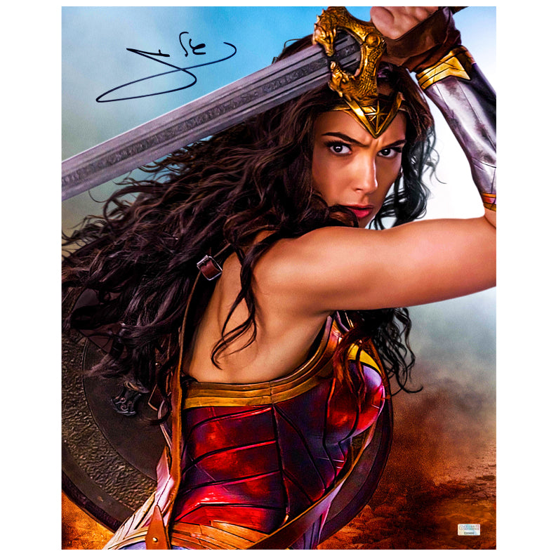Gal Gadot Autographed 2017 Wonder Woman 16x20 Photo