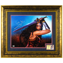 Load image into Gallery viewer, Gal Gadot Autographed 2017 Wonder Woman Warrior 16x20 Photo