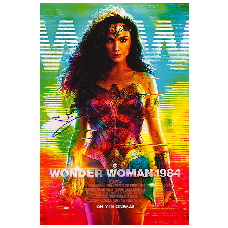 Gal Gadot Autographed 2020 Wonder Woman 84 27x40 Original Double Sided Movie Poster