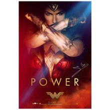 Load image into Gallery viewer, Gal Gadot Autographed 2017 Wonder Woman 27x40 Original Double-Sided Power Movie Poster