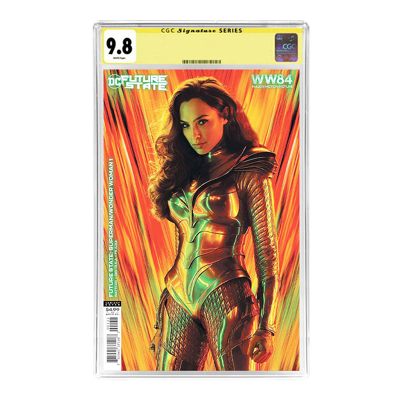 Gal Gadot Autographed 2021 Future State: Superman/Wonder Woman #1 Photo Variant Cover CGC SS 9.8 PRE-ORDER