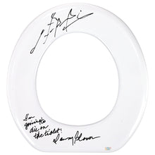 Load image into Gallery viewer, Mel Gibson, Danny Glover Autographed Lethal Weapon 2 Toilet Seat with Inscription
