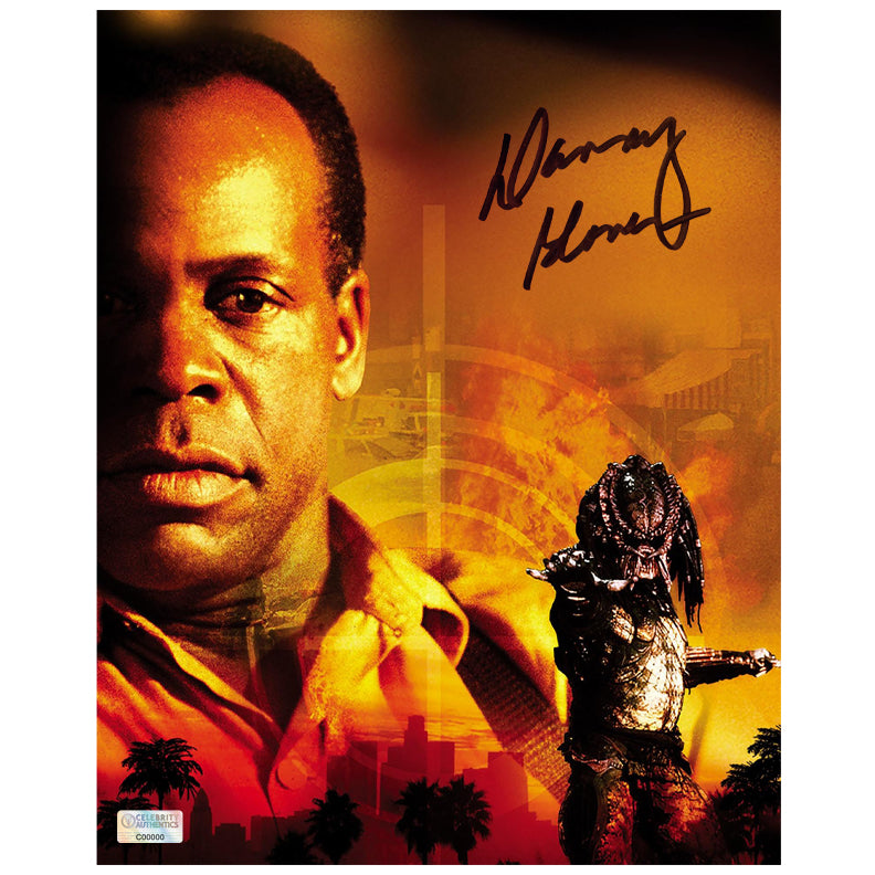 Danny Glover Autographed 1990 Predator II 8x10 Photo