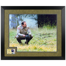 Load image into Gallery viewer, David Harbour Autographed Stranger Things Sheriff Hopper 16x20 Scene Photo with Quote