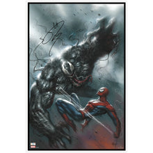 Load image into Gallery viewer, Tom Hardy Autographed Venom vs Spider-Man #21 16x24 Fine Art Giclee Print by Lucio Parrillo