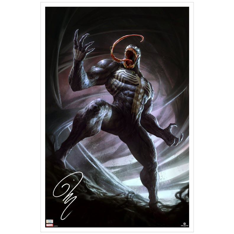 Tom Hardy Autographed Venom #34 16x24 Fine Art Giclee Print by Dave Rapoza