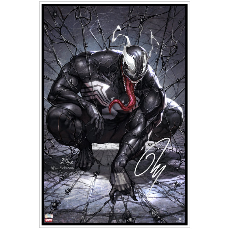 Tom Hardy Autographed Venom #35 16x24 Fine Art Giclee Print by InHyuk Lee