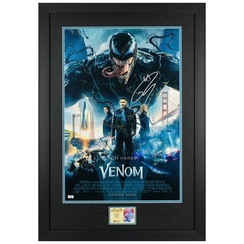 Tom Hardy Autographed 2018 Venom 16x24 Movie Poster