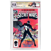 Load image into Gallery viewer, Tom Hardy, Todd McFarlane Autographed 1984 Secret Wars #8 CGC SS 9.8