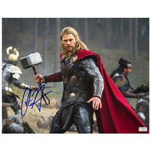 Load image into Gallery viewer, Chris Hemsworth Autographed Thor Battle Scene 11x14 Photo