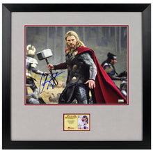 Load image into Gallery viewer, Chris Hemsworth Autographed Thor Battle Scene 11x14 Photo