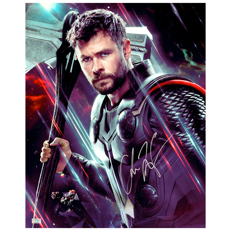 Chris Hemsworth Autographed Avengers End Game Thor 16x20 Photo