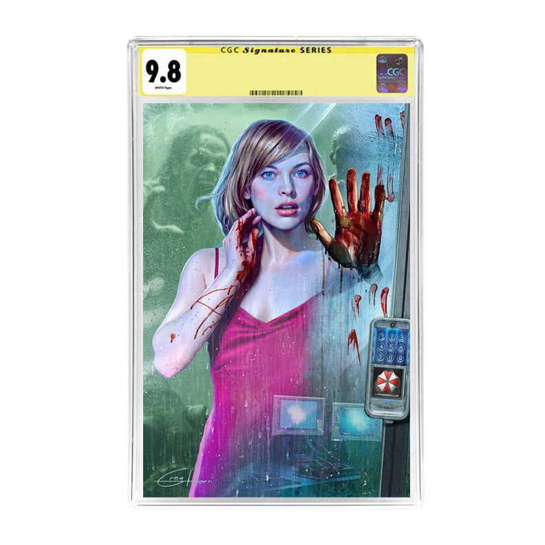 Milla Jovovich, Greg Horn Autographed 2024 Resident Evil Alice Virgin Cover CGC SS 9.8 Pre-Order