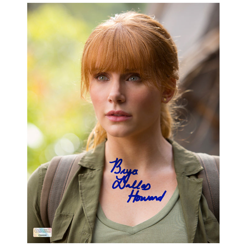 Bryce Dallas Howard Autographed Jurassic World Fallen Kingdom 8x10 Photo