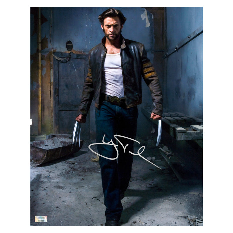 Hugh Jackman Autographed 2009 X-Men Origins: Wolverine Approaching 11x14 Photo