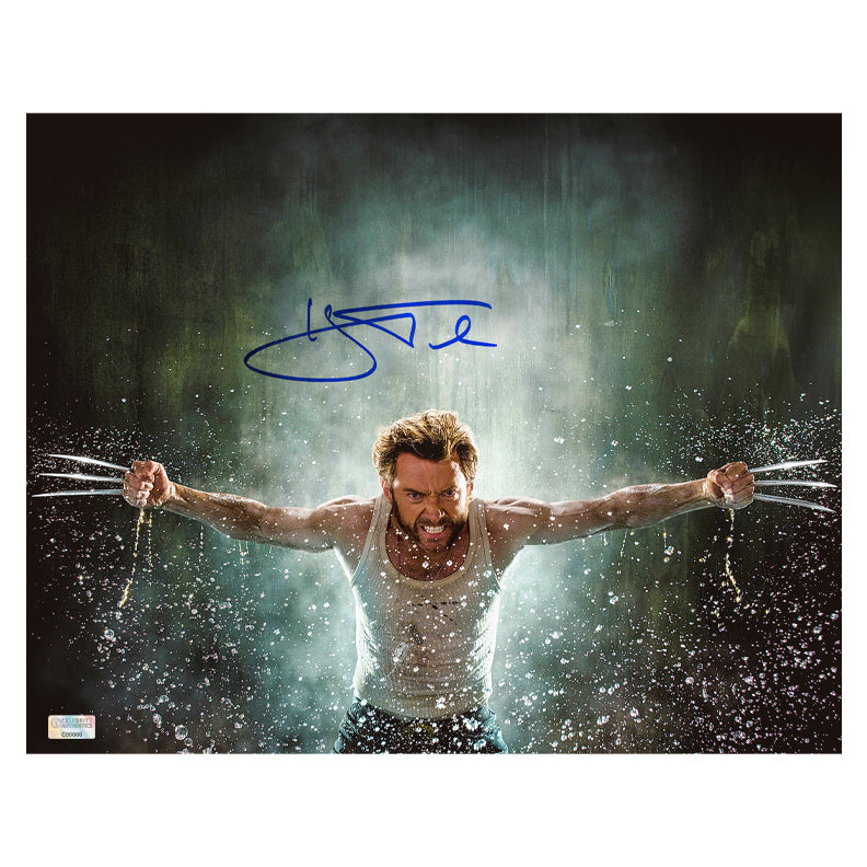 Hugh Jackman Autographed 2009 X-Men Origins: Wolverine Berserk 11x14 Photo