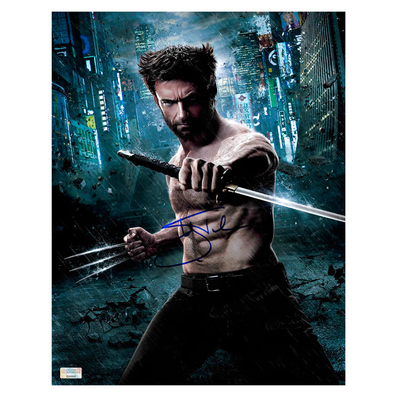 Hugh Jackman Autographed 2013 The Wolverine 11x14 Photo – Celebrity ...