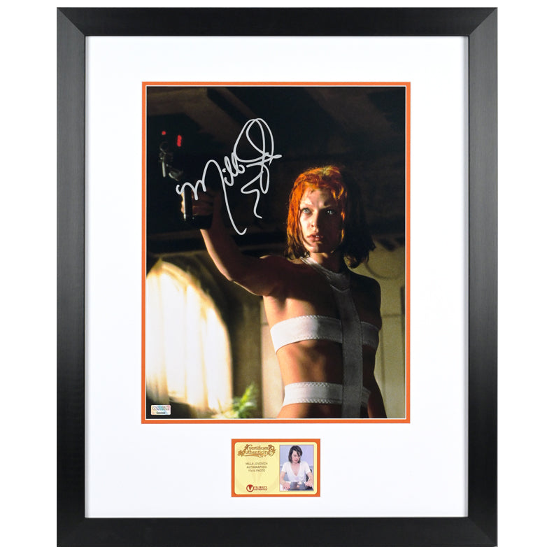 Milla Jovovich Autographed 1997 The Fifth Element Leeloo 11x14 Photo