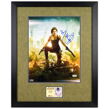 Load image into Gallery viewer, Milla Jovovich Autographed 2016 Resident Evil: The Final Chapter Assault 11x14 Photo